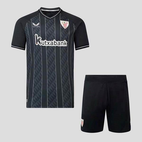 Trikot Athletic Bilbao Torwart Kinder 2023-24 Schwarz